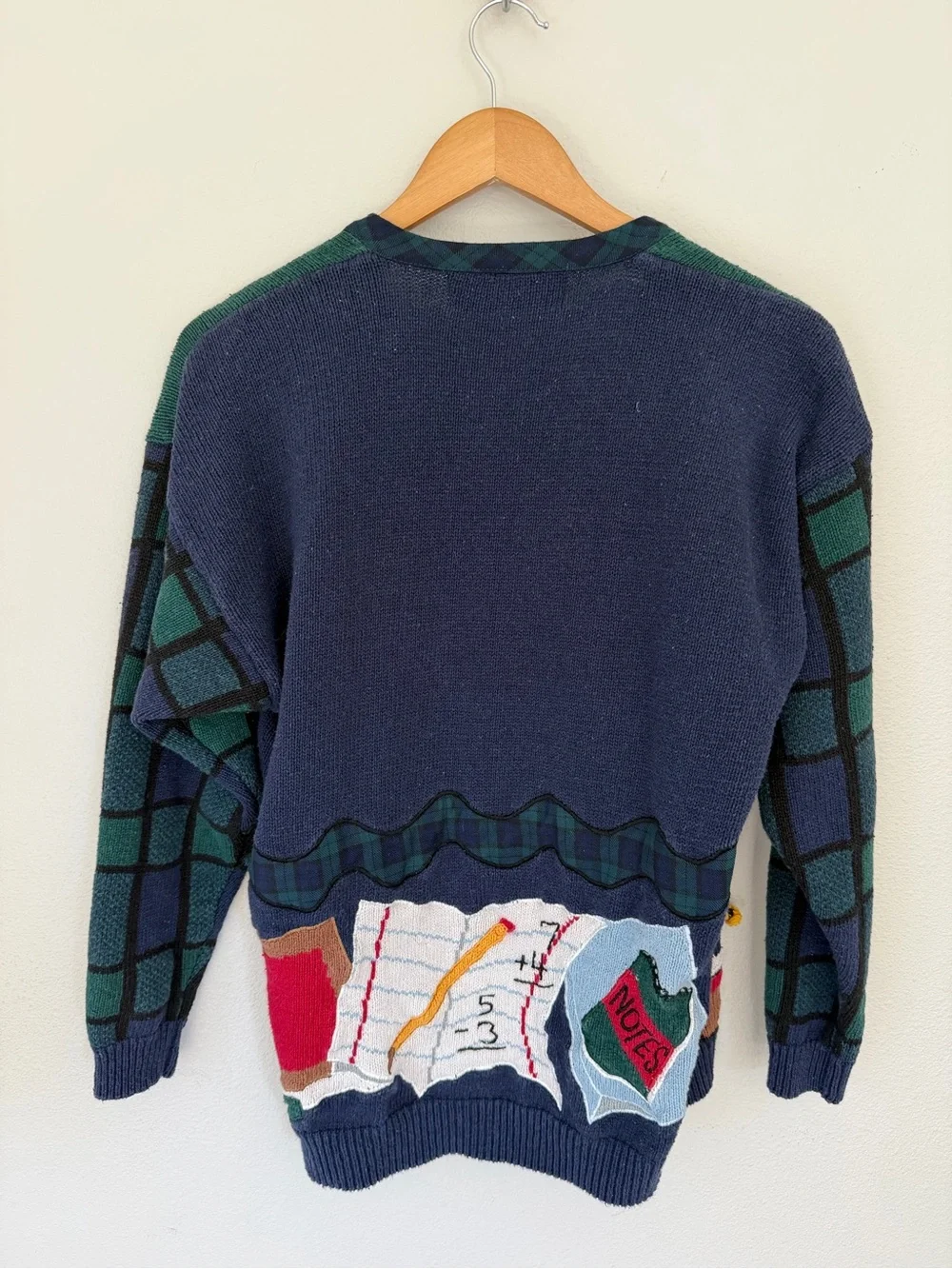 Vintage BellePointe School Themed Cardigan